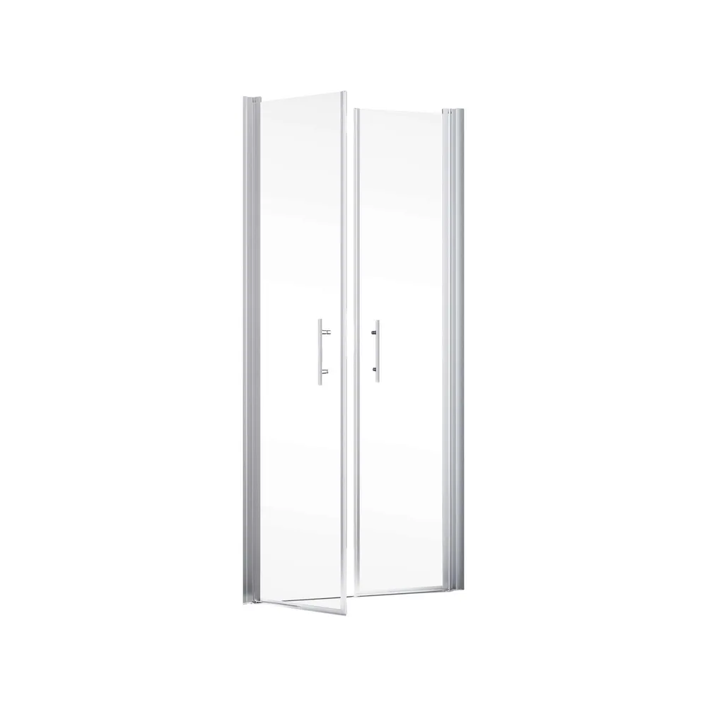 700 mm, 1920 mm, Aspect chromé, Transparent anticalcaire